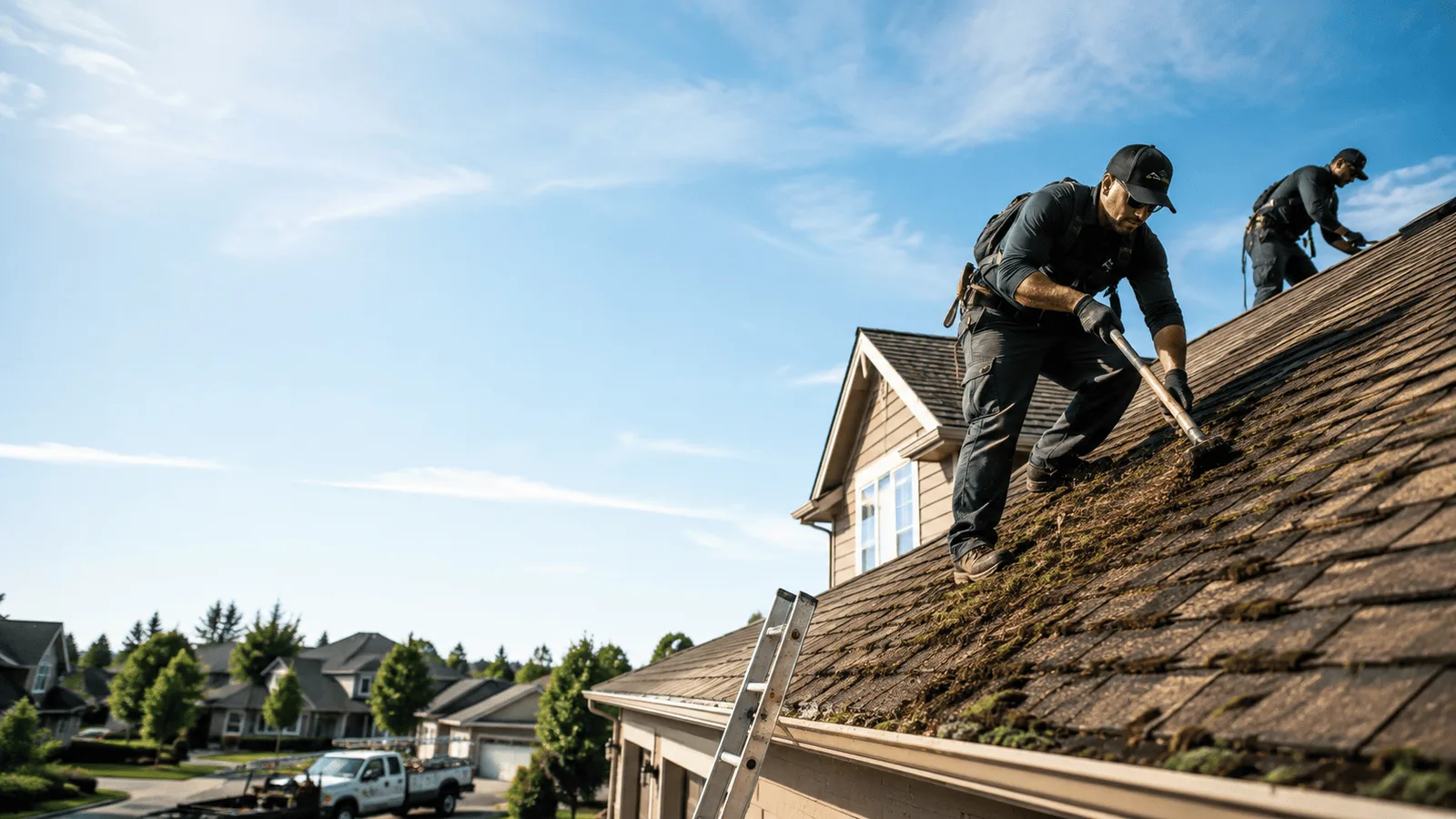 Roof Moss Removal in Wrightstown, WI near me